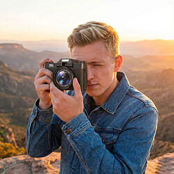 Appareil Photo Numérique ensemble VURAHOME RZ0 5K 75MP WiFi Écran 3" 128Go Rose