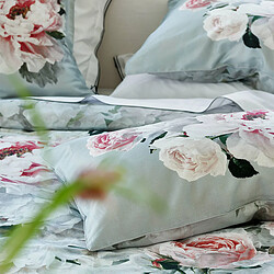 Avis Designers Guild Housse de couette imprimée en satin de coton, PEONIA GRANDE