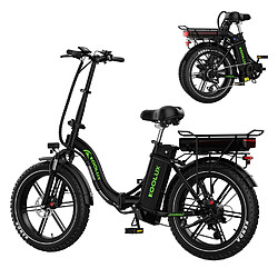 KOOLUX Vélo Électrique Double Batterie 13Ah+10.4Ah 48V 1000W Pic Autonomie 150km Freins Hydrauliqu