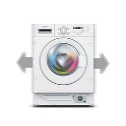 Schneider SCWDI8614-WB - Lavante-séchante intégrable 8kg Blanc pas cher