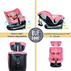 Acheter Siège enfant BUF BOOF® Saphir i-Size R129 40–150 cm, pivotant à 360°, ISOFIX