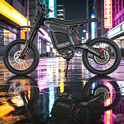 Vélo Électrique BIBUFF GT600 7500W Pic 80,5km/h Batterie 72V 30AH Autonomie 112km IPX6