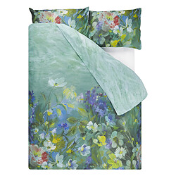 Designers Guild Housse de couette imprimée en satin de coton, GLADYS BLOSSOM