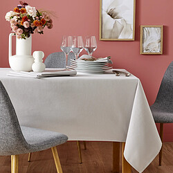 Coucke Nappe carrée unie en coton, traitée Teflon, CAMBRAI