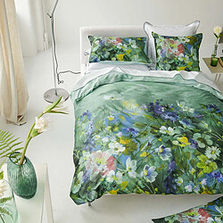 Designers Guild Housse de couette imprimée en satin de coton, GLADYS BLOSSOM