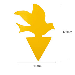 INF Piège collant pour parasites sur plantes en pot, paquet de 100 Yellow
