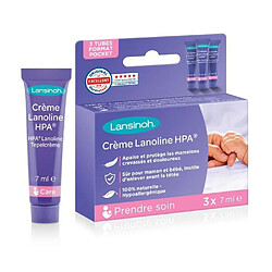 LANSINOH Creme Lanoline HPA format Pocket 3x7 ml
