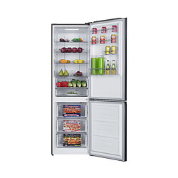 Schneider SCCB347HDNF-XD - Réfrigérateur combiné Inox pas cher