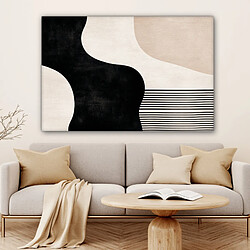 Muchowow Abstrait Japandi Beige - 140x90 cm pas cher