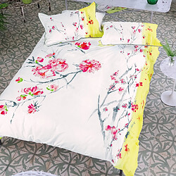 Designers Guild Housse de couette imprimée en satin de coton, ORIENTAL FLOWER