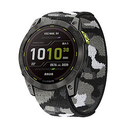 INF Bracelet de montre en nylon pour Garmin Fenix 7X/7/6/5 MultiColor 26 mm