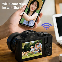 Appareil Photo Numérique Vlogging VURAHOME DC226 8K 88MP WiFi Zoom 16X Écran 3,2" 128Go