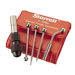 Starrett s828hz Wiggler et centre Finder complet avec étui et 4 accessoires