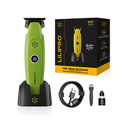 Tondeuse de finition lilipro m10 7000rpm zero gap lame dlc sans fil - Vert