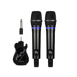 INF Pack de 2 microphones sans fil Bluetooth Reverb Black