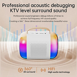 Avis INF Y5 - Microphone de karaoké Bluetooth pour la maison à double micro