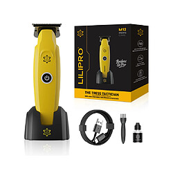 tondeuse de finition lilipro m10 7000rpm zero gap lame dlc sans fil - Jaune