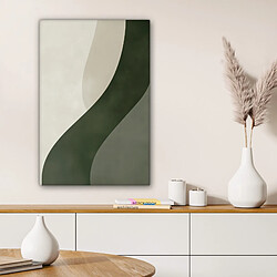 Muchowow Japandi Vert Abstrait Moderne - 40x40 cm pas cher