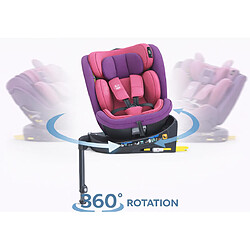 BUF BOOF® N-Fix DELUXE i-Size Siège Auto Pivotant 360° ISOFIX avec Jambe de Force, R129