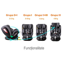BUF BOOF® Platinum DELUXE i-Size Siège Auto Pivotant 360° ISOFIX avec Top Tether, R129 pas cher