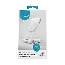 Nillkin Chargeur sans fil 3-en-1 15W Blanc pas cher