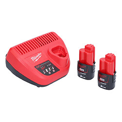 Avis Milwaukee M12 JS-202 Scie sauteuse sans fil 12 V + 2x batterie 2,0 Ah + chargeur
