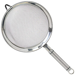 Kitchen Craft Professional Stainless Steel Oval Handle Strainer 18cm