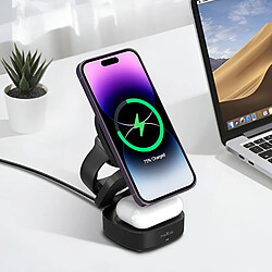 Avis Maxlife Chargeur sans fil 3-en-1 Qi Noir
