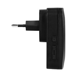 Acheter Alecto Sonnette Sans Fil Cinétique Étanche IP44 Portée Jusqu'à 200 mètres Noir