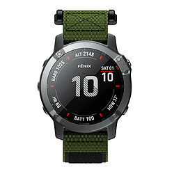 INF Bracelet de montre 22 mm pour Garmin Fenix 5/6/7 Forerunner Approach Nylon Green pas cher