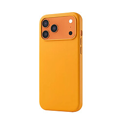 MW Coque Silicone MagSafe pour iPhone 17 Pro Max Aimantée avec Protection Caméra Orange