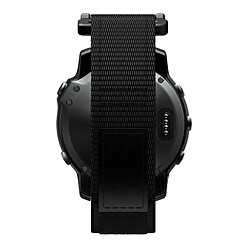 INF Bracelet de montre 22 mm pour Garmin Fenix 5/6/7 Forerunner Approach Nylon Black pas cher