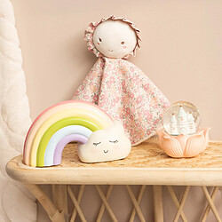 Amadeus Doudou poupée fleur rose