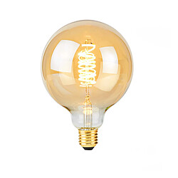 Nedis Ampoule à Filament LED E27 G125 3.8W 250 lm Dimmable Faible Consommation Dorée