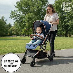 BUF BOOF® S-16 Poussette sport, 0-36 mois, position allongée à 180°, fonction trolley
