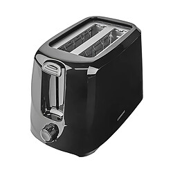 MELISSA Grille Pain 2 Fentes 700W 6 Niveaux de Brunissement et Bac à Miettes Amovible Noir