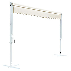 Avis Helloshop26 Auvent sur pied 600 x 300 cm crème 02_0007483