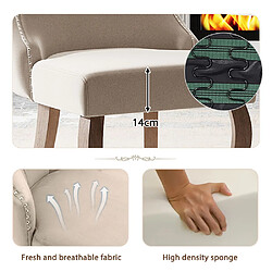 Acheter Pugsdrly Chaises de salle à manger lot de 4 - Velours - Pieds en bois massif
