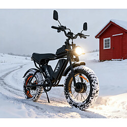 Ridstar Vélo électrique YVY Q20 PRO- Double moteur 2000W - batterie 52V40Ah Autonomie 200km 55km/h pas cher