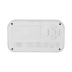 Avis Nedis Réveil Numérique avec Écran LCD Date Température Fonction Snooze Blanc