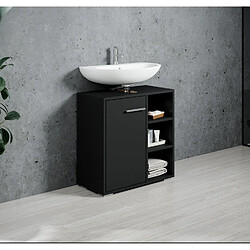 Acheter BADPLAATS Meuble sous lavabo Neptune 60 x 28 x 60 cm - Noir mat
