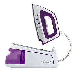 Cheffinger Centrale Vapeur 2250 W avec Réservoir 1.2 L Repassage Rapide et Efficace Violet