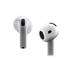 INF Compatible avec Apple AirPods 4 : Embouts en silicone - Lot de 2 paires Transparent