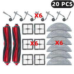 INF Kit d'accessoires de remplacement pour un nettoyage amélioré pour Roborock Q10 S5