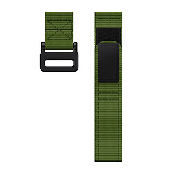 Acheter INF Bracelet de montre 22 mm pour Garmin Fenix 5/6/7 Forerunner Approach Nylon Green