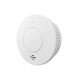 Nedis Détecteur de Fumée Connectée 85 dB SmartLife Durée de Vie de 10 ans Blanc