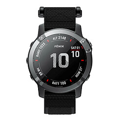 Acheter INF Bracelet de montre 22 mm pour Garmin Fenix 5/6/7 Forerunner Approach Nylon Black