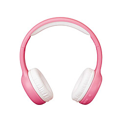 Lenco Casque Sans Fil Bluetooth 5.0 Pliable avec Volume Limité 85 dB Blanc / Rose