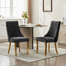 Pugsdrly Chaises de salle à manger - Convient aux salons - Avec pieds en métal