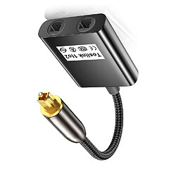 Avis INF Répartiteur Audio Optique Fibre 0.25m - Adaptateur Toslink Double Sortie